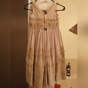 Charming‎ Checkered Kids Dress. Size 7
